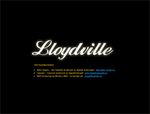 Tablet Screenshot of lloydville.no